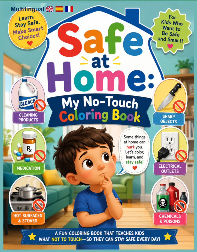 The front cover of Safe at Home
